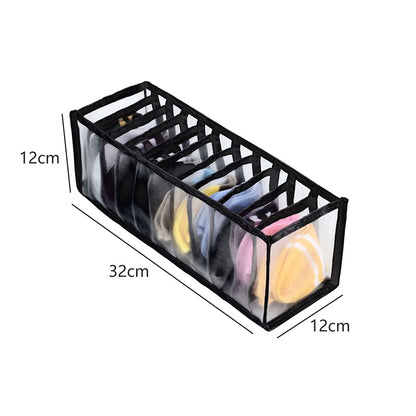 Wardrobe organizer Jeans storage boxes Closet Organizer Foldable Underwear Organizers Pants Storage Dividers Drawer Organizer - StorageandmoreStorage