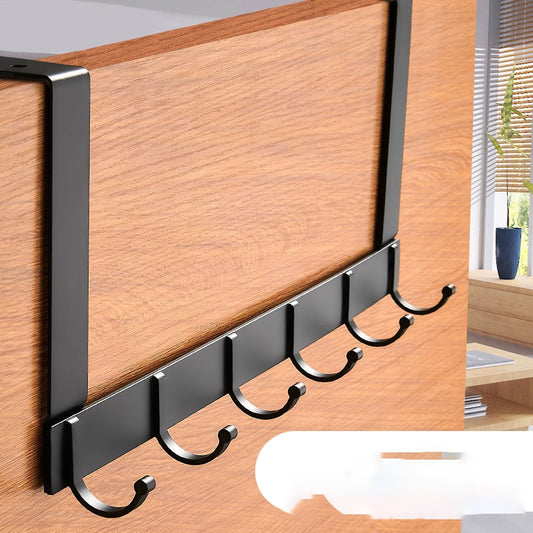 Metal Hanger Hallway Hooks Over Door Housekeeper Wall Home Organizer Rack Clothes Coat Hat Towel Hanger Furniture Living Room - StorageandmoreStorage