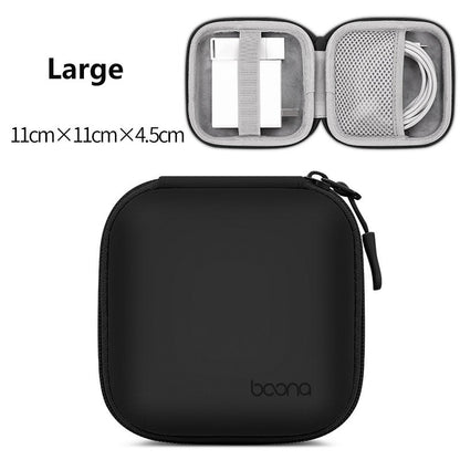 Portable Earphone Storage Bag Data Cable Organizer Bag Multifunctional Digital Gadgets Case MAC Charger U Disk Protective Cover - StorageandmoreStorage