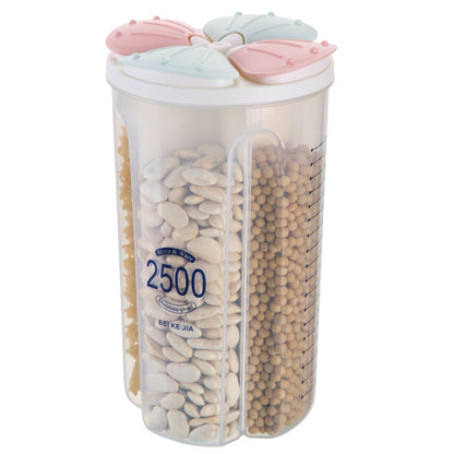 Sealed Storage Box Crisper Grains Food Storage Tank Household Kitchen Food Containers for Dry Cereals Measure Cups Kitchen Tool - StorageandmoreStorage