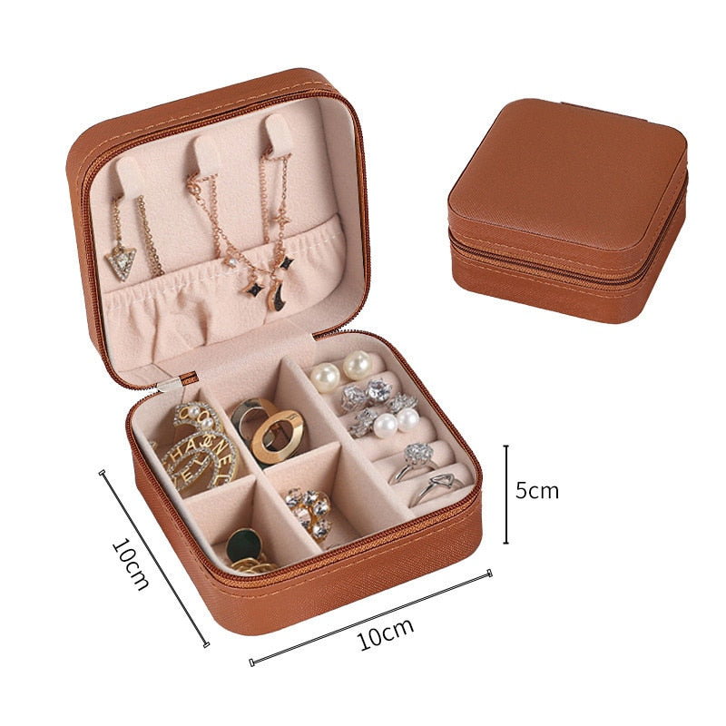 Wholesale Women Jewelry Organizer Storage Box Case Makeup Jewelri Contain Bulk Wedding Guests Mom Gifts Accessories Supplies - StorageandmoreStorage